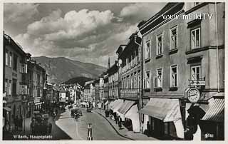 Villach - Hauptplatz - alte historische Fotos Ansichten Bilder Aufnahmen Ansichtskarten 