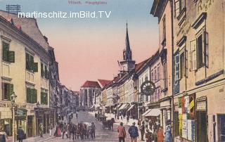 Villach, Hauptplatz - Villach(Stadt) - alte historische Fotos Ansichten Bilder Aufnahmen Ansichtskarten 