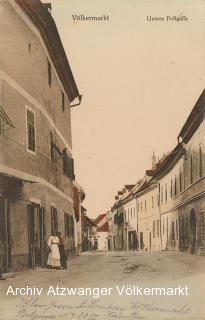 Völkermarkt Untere Postgasse  - Oesterreich - alte historische Fotos Ansichten Bilder Aufnahmen Ansichtskarten 