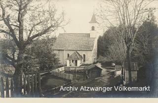 Obere Fellach, Kirche - Obere Fellach - alte historische Fotos Ansichten Bilder Aufnahmen Ansichtskarten 