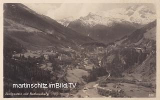 Badgastein mit Rathausberg - Sankt Johann im Pongau - alte historische Fotos Ansichten Bilder Aufnahmen Ansichtskarten 