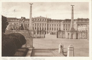 Schönbrunn, Schloss - Europa - alte historische Fotos Ansichten Bilder Aufnahmen Ansichtskarten 