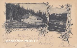 St. Peter im Holz, Gritschachers Gasthaus - Oesterreich - alte historische Fotos Ansichten Bilder Aufnahmen Ansichtskarten 