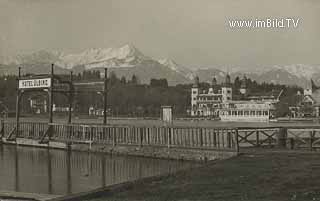 Velden - Schiffsanlegestelle Ulbing - Velden am Wörther See - alte historische Fotos Ansichten Bilder Aufnahmen Ansichtskarten 