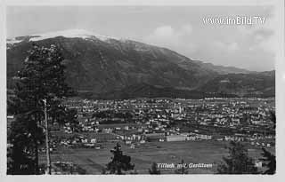 Villach mit Gerlitzen - Villach-Völkendorf - alte historische Fotos Ansichten Bilder Aufnahmen Ansichtskarten 