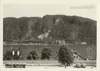 Parkplatz Kanzelbahn - Treffen am Ossiacher See - alte historische Fotos Ansichten Bilder Aufnahmen Ansichtskarten 