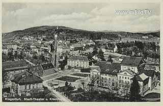 Blick Richtung Krezubergl - Klagenfurt am Wörthersee - alte historische Fotos Ansichten Bilder Aufnahmen Ansichtskarten 