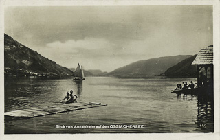 Badeszene aus St. Andrä am Ossiachersee - St. Andrä - alte historische Fotos Ansichten Bilder Aufnahmen Ansichtskarten 