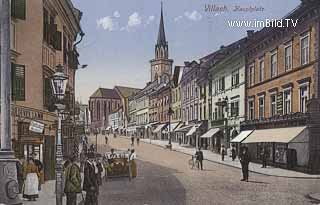 Villach Hauptplatz - Villach - alte historische Fotos Ansichten Bilder Aufnahmen Ansichtskarten 