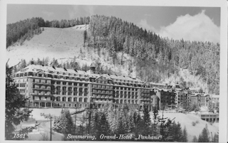 Grand Hotel im Winter - alte historische Fotos Ansichten Bilder Aufnahmen Ansichtskarten 