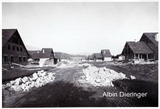 Villach, Errichtung der Wohnanlagen Siedlerstraße - Kärnten - alte historische Fotos Ansichten Bilder Aufnahmen Ansichtskarten 