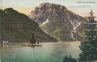 Raibler See mit Seekopf - alte historische Fotos Ansichten Bilder Aufnahmen Ansichtskarten 