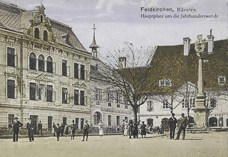 Hauptplatz Feldkirchen - alte historische Fotos Ansichten Bilder Aufnahmen Ansichtskarten 