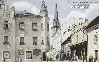 Hans Gasser Platz - Villach - alte historische Fotos Ansichten Bilder Aufnahmen Ansichtskarten 