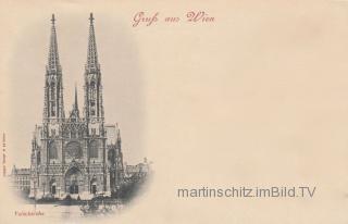 Wien, Votivkirche - Wien - alte historische Fotos Ansichten Bilder Aufnahmen Ansichtskarten 