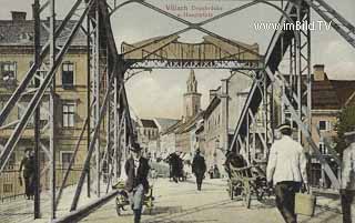 Alte Stadtbrücke Villach - Oesterreich - alte historische Fotos Ansichten Bilder Aufnahmen Ansichtskarten 