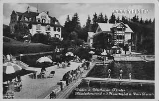 Mösslacherstrand mit Hubertushof - alte historische Fotos Ansichten Bilder Aufnahmen Ansichtskarten 