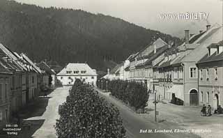 Bad St. Leonhard- Hauptplatz - alte historische Fotos Ansichten Bilder Aufnahmen Ansichtskarten 