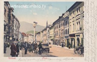 Villach Hauptplatz - alte historische Fotos Ansichten Bilder Aufnahmen Ansichtskarten 