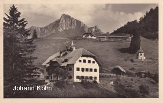 Plöckenhaus gegen Tischelwangerkofel - Plöcken - alte historische Fotos Ansichten Bilder Aufnahmen Ansichtskarten 