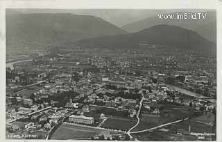 Villach Fliegeraufnahme - Villach-Innere Stadt - alte historische Fotos Ansichten Bilder Aufnahmen Ansichtskarten 