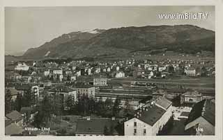 Villach - Bahnhof und Lind - Villach - alte historische Fotos Ansichten Bilder Aufnahmen Ansichtskarten 