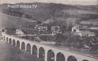 Aspangbahn, Murtalbach-Viadukt in Aspamg - Niederösterreich - alte historische Fotos Ansichten Bilder Aufnahmen Ansichtskarten 