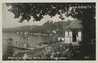 Pörtschach - Werzerstrand - alte historische Fotos Ansichten Bilder Aufnahmen Ansichtskarten 