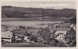 Keutschachersee mit Mittagskogel - Kärnten - alte historische Fotos Ansichten Bilder Aufnahmen Ansichtskarten 