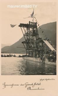 Srungturm - Grandhotel Annenheim - Kärnten - alte historische Fotos Ansichten Bilder Aufnahmen Ansichtskarten 