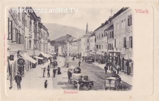 Villach Hauptplatz - Hauptplatz - alte historische Fotos Ansichten Bilder Aufnahmen Ansichtskarten 