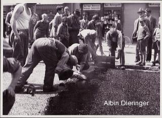 Hauptplatz Straßenerneuerung - Hauptplatz - alte historische Fotos Ansichten Bilder Aufnahmen Ansichtskarten 