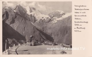 Großglockner Hochalpenstrasse, Kehre 10 - Heiligenblut - alte historische Fotos Ansichten Bilder Aufnahmen Ansichtskarten 