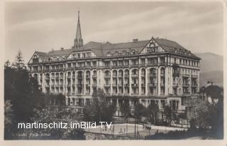 Parkhotel - Villach-Innere Stadt - alte historische Fotos Ansichten Bilder Aufnahmen Ansichtskarten 