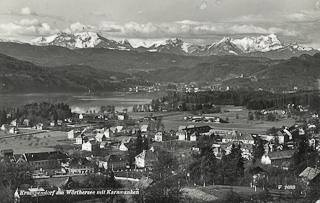 Krumpendorf mit Mittagskogel - Klagenfurt Land - alte historische Fotos Ansichten Bilder Aufnahmen Ansichtskarten 