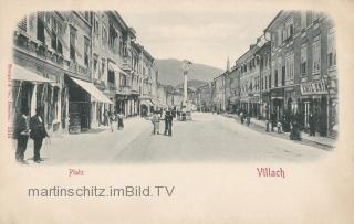 Villach Hauptplatz - Villach - alte historische Fotos Ansichten Bilder Aufnahmen Ansichtskarten 