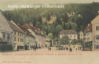 Friesach Hauptplatz - Sankt Veit an der Glan - alte historische Fotos Ansichten Bilder Aufnahmen Ansichtskarten 