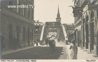 Alte Draubrücke - Richtung Hauptplatz - alte historische Fotos Ansichten Bilder Aufnahmen Ansichtskarten 