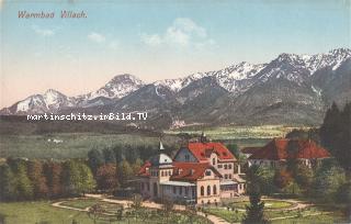 Warmbad Villach - Oesterreich - alte historische Fotos Ansichten Bilder Aufnahmen Ansichtskarten 