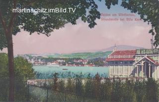 Velden, Strandmotiv Villa Kern - Oesterreich - alte historische Fotos Ansichten Bilder Aufnahmen Ansichtskarten 