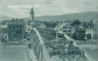 Villach Draubrücke - Villach(Stadt) - alte historische Fotos Ansichten Bilder Aufnahmen Ansichtskarten 