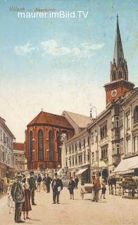 Hauptplatz Villach - Hauptplatz - alte historische Fotos Ansichten Bilder Aufnahmen Ansichtskarten 