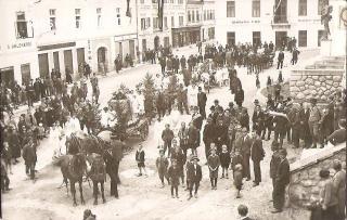 Glockenweihe Hermagor, 16. Oktober - Hermagor - alte historische Fotos Ansichten Bilder Aufnahmen Ansichtskarten 