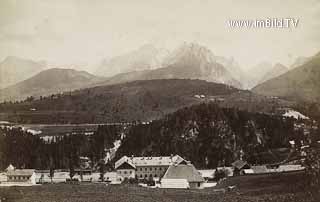 Bahnhof in Tarvis - Friaul Julisch Venetien - alte historische Fotos Ansichten Bilder Aufnahmen Ansichtskarten 