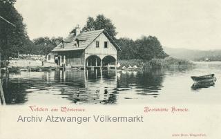 Velden,  Bootshütte Herzele - alte historische Fotos Ansichten Bilder Aufnahmen Ansichtskarten 