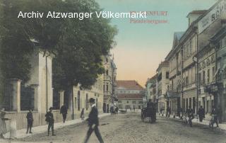 Klagenfurt, Paradeisergasse - alte historische Fotos Ansichten Bilder Aufnahmen Ansichtskarten 