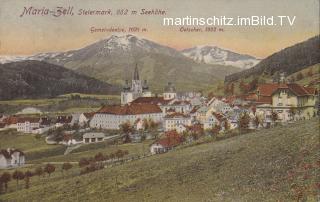 Mariazell Ortsansicht - Mariazell - alte historische Fotos Ansichten Bilder Aufnahmen Ansichtskarten 