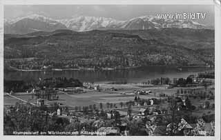 Krumpendorf mit Karawanken - Klagenfurt Land - alte historische Fotos Ansichten Bilder Aufnahmen Ansichtskarten 