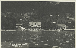 Günthers Restaurant - Villach Land - alte historische Fotos Ansichten Bilder Aufnahmen Ansichtskarten 