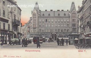 Wien, Margarethenplatz - Wien - alte historische Fotos Ansichten Bilder Aufnahmen Ansichtskarten 